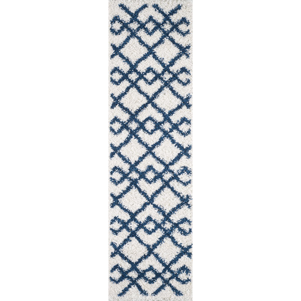 Foundry Select RileyJames Performance Blue/Gray Rug & Reviews Wayfair